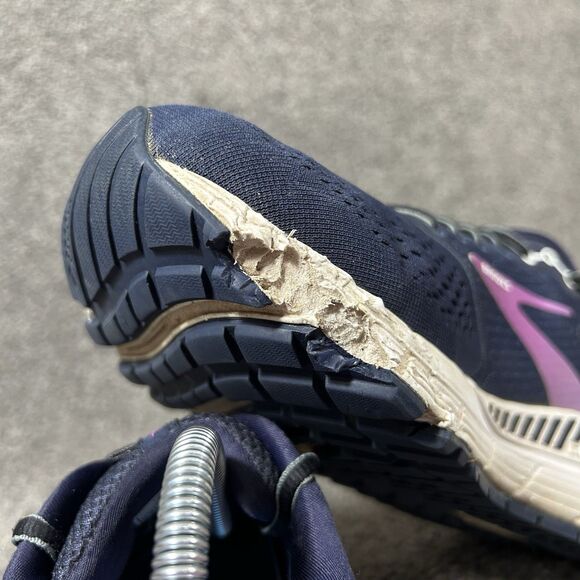 Brooks Ariel 20 1203151B491 Women’s Size 9.5 Blue Running Shoes Used No Insoles - Picture 9 of 13